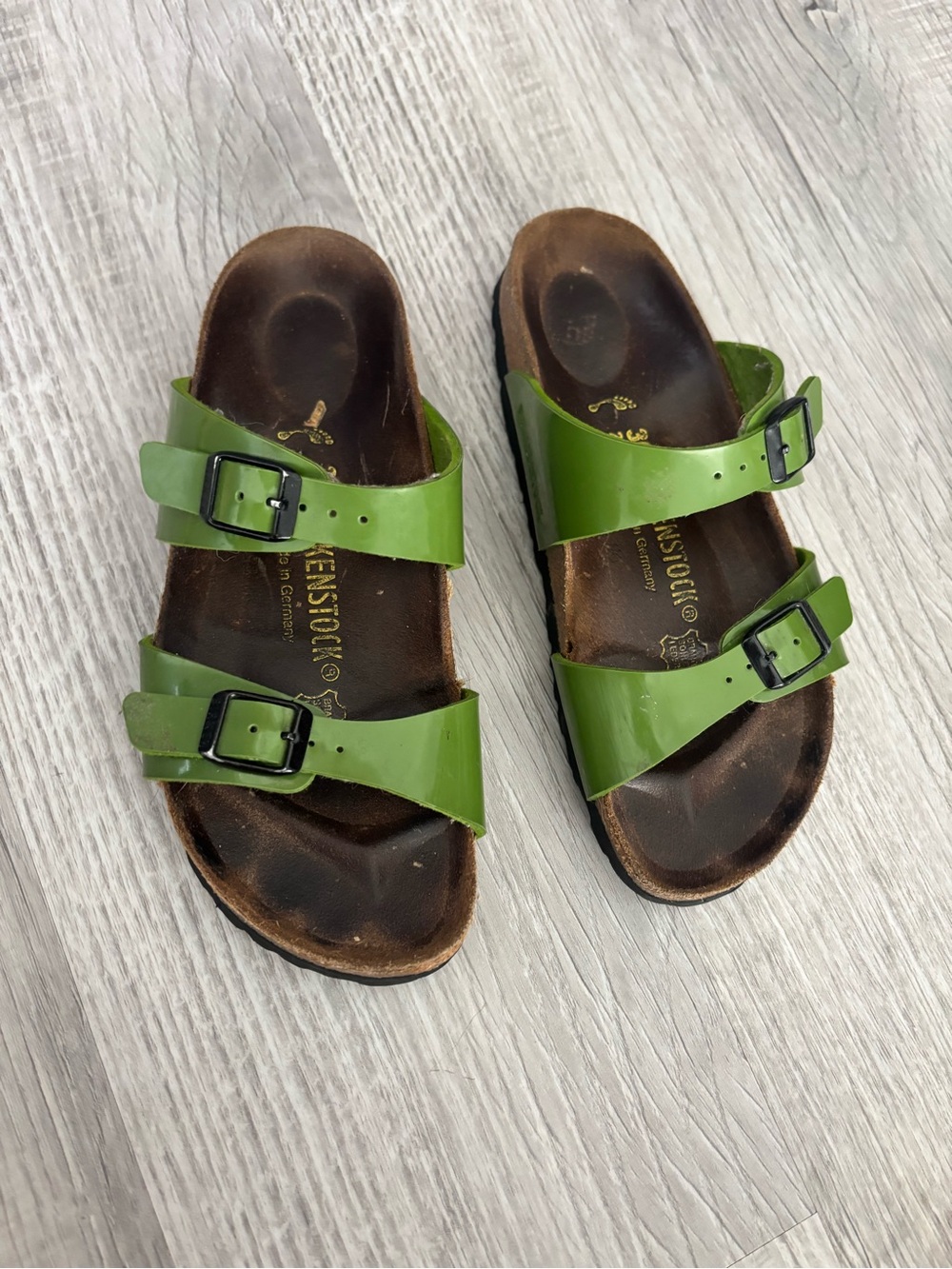 Birkenstock Green Sandals Size 36